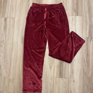 Velvet sleepwear pants